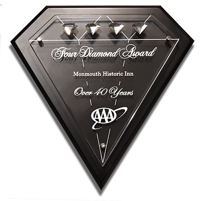 AAA Four Diamond Award for Monmouth Historic Inn