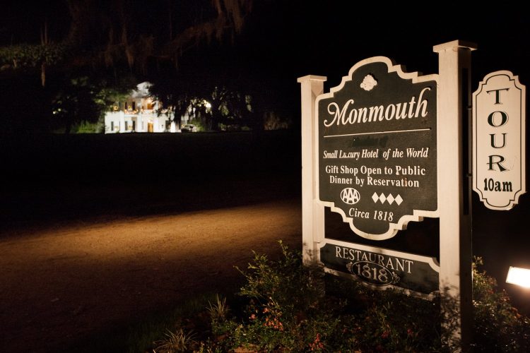 Welcome Sign on Front Lawn by Entrance