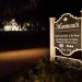 Welcome Sign on Front Lawn by Entrance