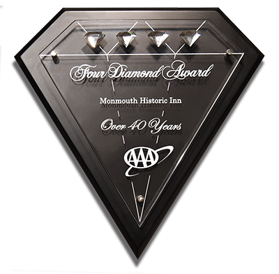 AAA Four Diamond Award for Monmouth Historic Inn